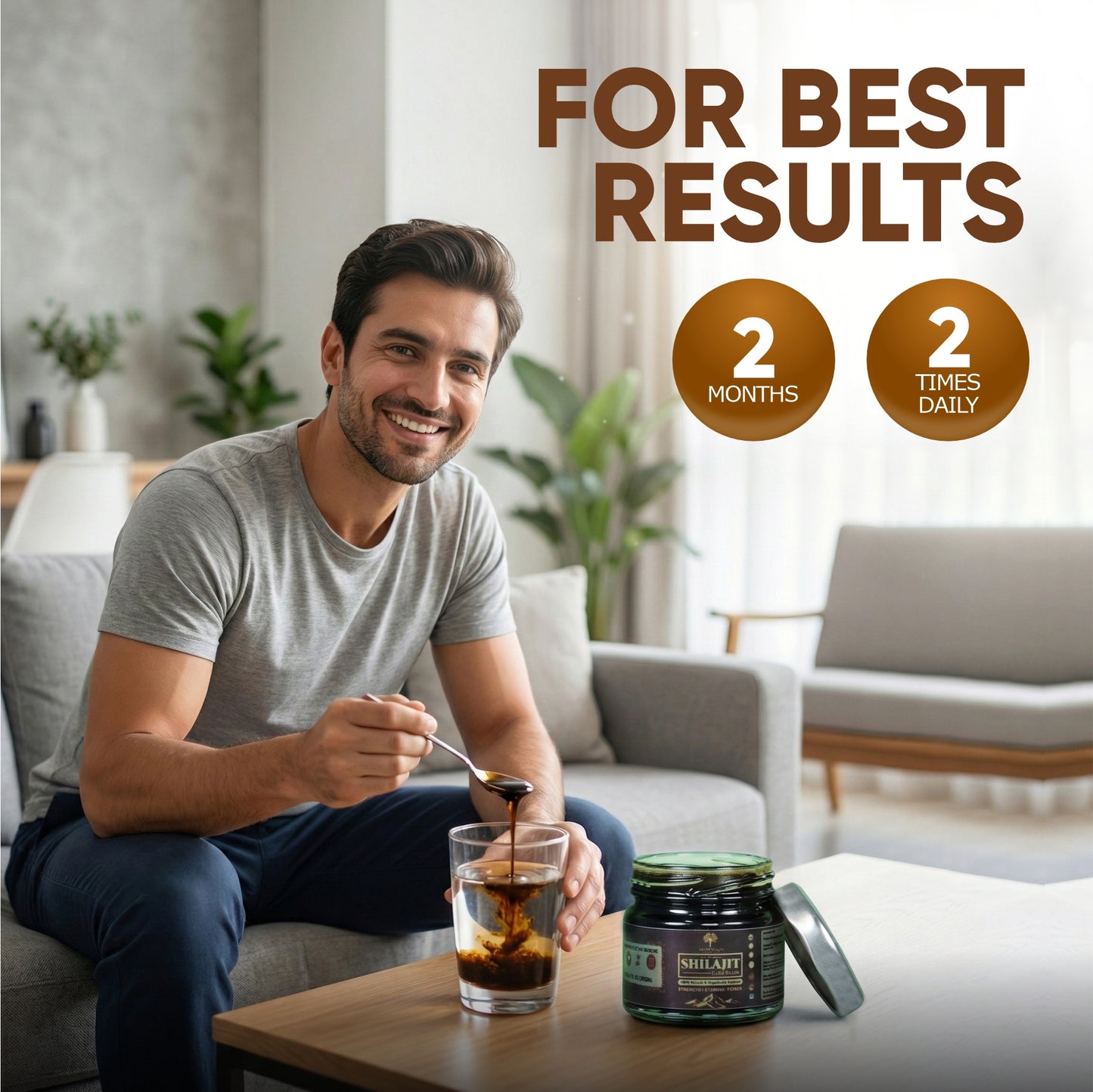 Pure Himalayan Shilajit Gold Resin – Strength, Stamina & Power (20gm)