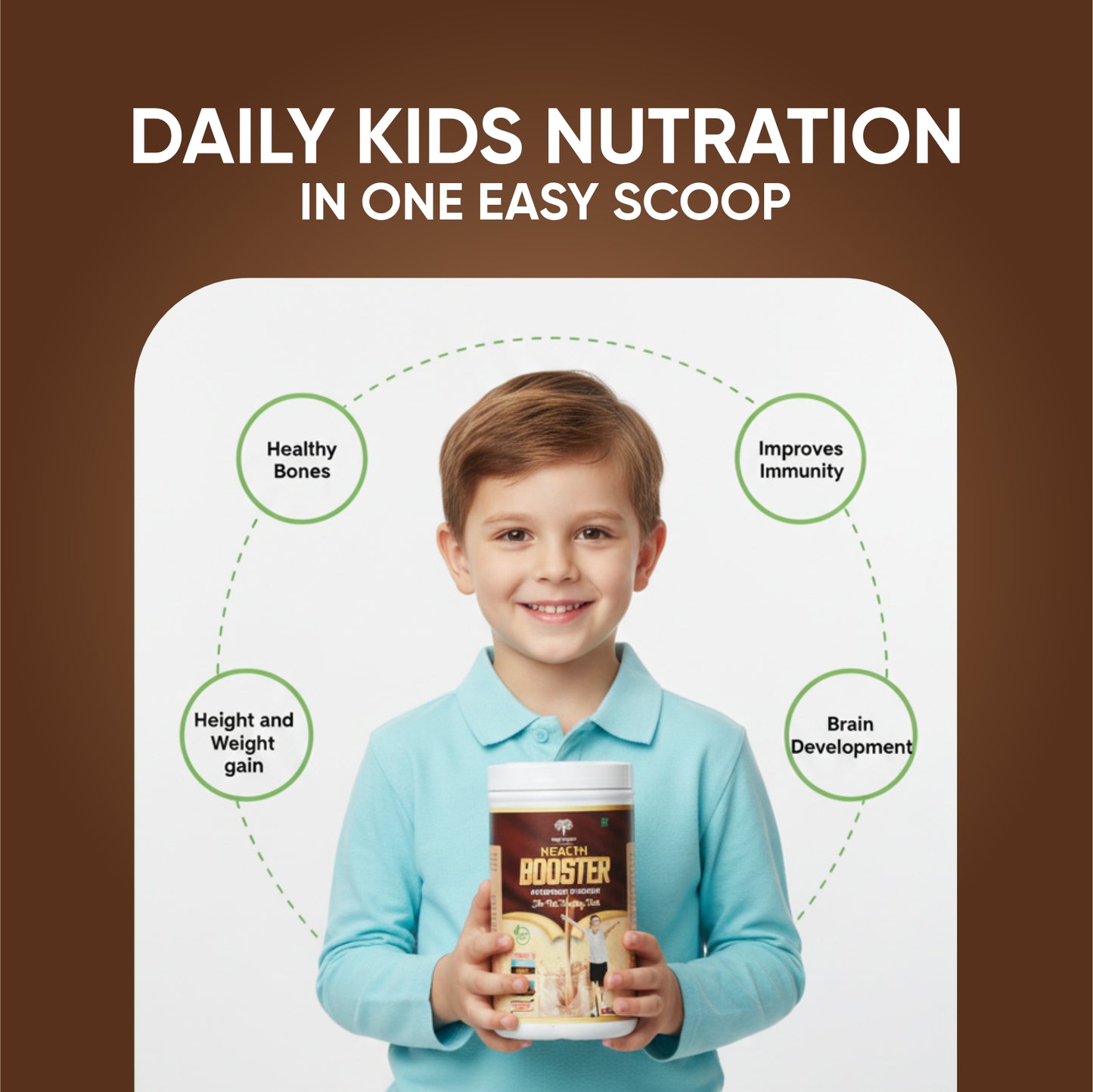 Health Booster Ayurvedic Powder – Chocolate Flavour (700g)