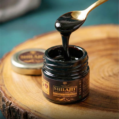 Pure Himalayan Shilajit Gold Resin – Strength, Stamina & Power (20gm)